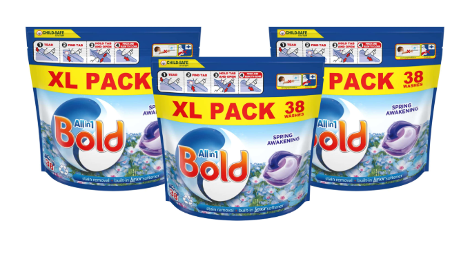  Bold Spring Awakening Laundry Capsules 114 Washes 